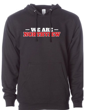 Custom Printed Apparel | Northview Staff Fall 2025 - Adult Hoodie Staff Design (Charcoal Heather/Black) - Northview Staff F25 - 18599