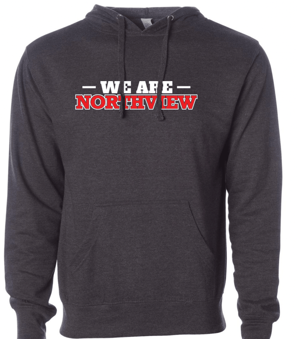 Custom Printed Apparel | Northview Staff Fall 2025 - Adult Hoodie Staff Design (Charcoal Heather/Black) - Northview Staff F25 - 18599