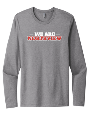 Custom Printed Apparel | Northview Staff Fall 2025 - Adult Long Sleeve T-Shirt Staff Design (Heather Grey/Black) - Northview Staff F25 - 18599