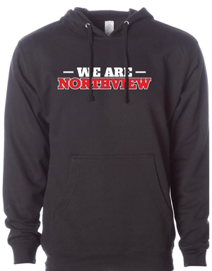 Custom Printed Apparel | Northview Staff - Midweight Hooded Sweatshirt (Charcoal / Black) - Northview Staff - 18276