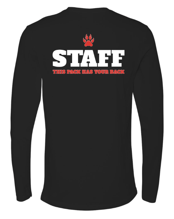 Custom Printed Apparel | Northview Staff - Unisex Long Sleeve Tee (Grey / Black) - Northview Staff - 18276