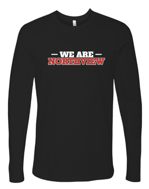 Custom Printed Apparel | Northview Staff - Unisex Long Sleeve Tee (Grey / Black) - Northview Staff - 18276