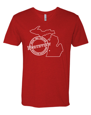 Custom Printed Apparel | Northview Staff - Unisex V Neck T-Shirt - Northview Staff - 18276