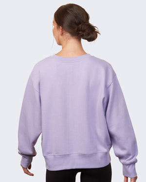 Platinum Dance Academy Crewneck Orchid back view