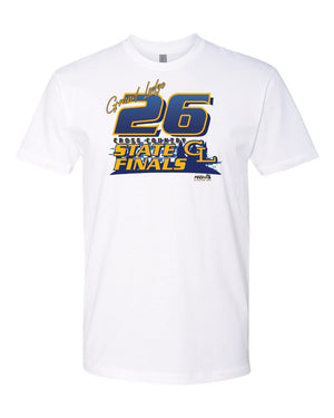 GL Cross Country Finalists T-Shirt White front view