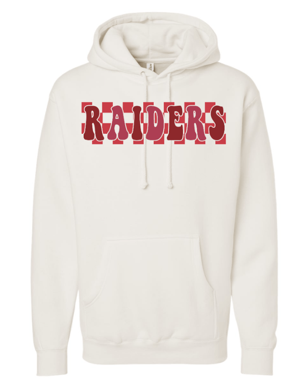 Custom Apparel - Screen Printing - Oakwood Elementary Spirit Store - Heavyweight Hooded Sweatshirt (RAIDERS Design) - Oakwood Elementary Spirit Store - 16634