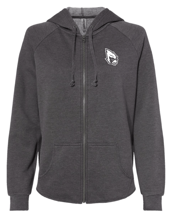Custom Apparel - Screen Printing - Oakwood Elementary Spirit Store - Women's Cali Wave Wash Full Zip Hoodie - Oakwood Elementary Spirit Store - 16634