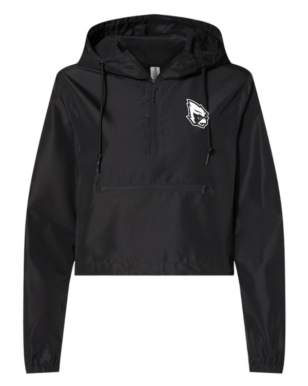 Custom Apparel - Screen Printing - Oakwood Elementary Spirit Store - Women's Lightweight Quarter Zip Pullover Crop Windbreaker - Oakwood Elementary Spirit Store - 16634