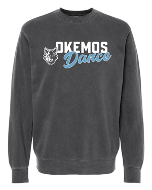 Custom Apparel - Screen Printing - OHS Dance Team - Adult Unisex Midweight Crewneck Sweatshirt - Okemos Dance - 14995