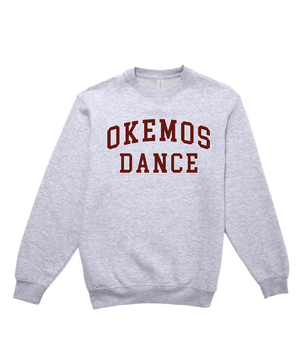 Custom Printed Apparel | OHS Dance Team - Unisex Premium Crewneck Sweatshirt *Grey / Black* - OHS Dance Team 25/26 - 18162