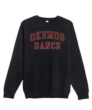 Custom Printed Apparel | OHS Dance Team - Unisex Premium Crewneck Sweatshirt *Grey / Black* - OHS Dance Team 25/26 - 18162