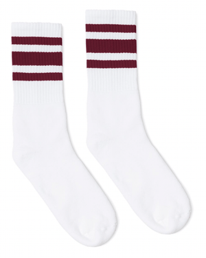 Custom Apparel - Screen Printing - OHS Soccer Spirit Store - Striped Crew Socks - OHS Soccer - 16047
