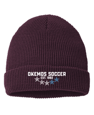 Custom Apparel - Screen Printing - OHS Soccer Spirit Store - Waffle Cuffed Beanie - OHS Soccer - 16047