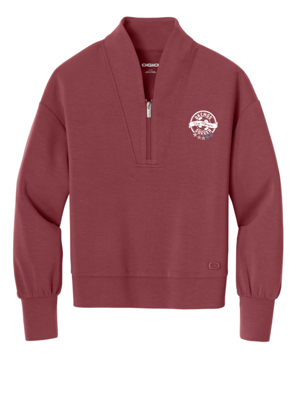 Custom Apparel - Screen Printing - OHS Soccer Spirit Store - Women's 1/4 Zip Pullover - OHS Soccer - 16047