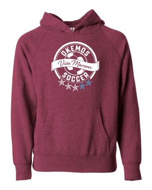 Custom Apparel - Screen Printing - OHS Soccer Spirit Store - Youth Lightweight Hoodie - OHS Soccer - 16047