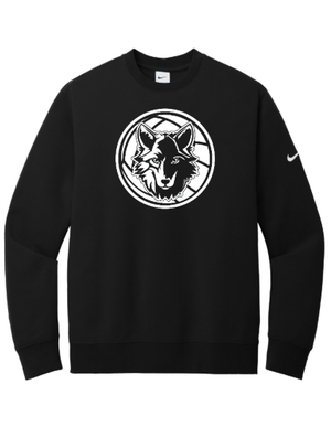 Custom Printed Apparel | OHS Volleyball - Nike Fleece Crewneck (Personalization Optional) - OHS Volleyball - 18261