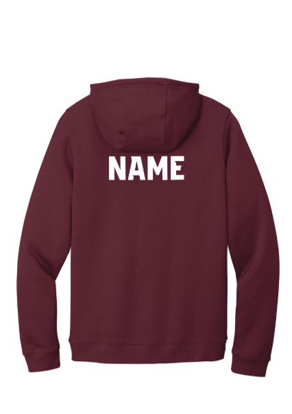 Custom Printed Apparel | OHS Volleyball - Nike Fleece Pullover Hoodie (Personalization Optional) - OHS Volleyball - 18261
