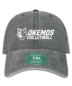Custom Printed Apparel | OHS Volleyball - Terra Twill Cap (Cinder / White) - OHS Volleyball - 18261