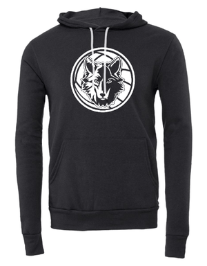 Custom Printed Apparel | OHS Volleyball - Unisex Fleece Hoodie (Maroon / Black) Personalization Optional - OHS Volleyball - 18261