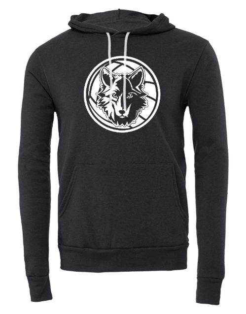 Custom Printed Apparel | OHS Volleyball - Unisex Fleece Hoodie (Maroon / Black) Personalization Optional - OHS Volleyball - 18261
