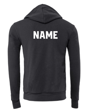 Custom Printed Apparel | OHS Volleyball - Unisex Fleece Hoodie (Maroon / Black) Personalization Optional - OHS Volleyball - 18261