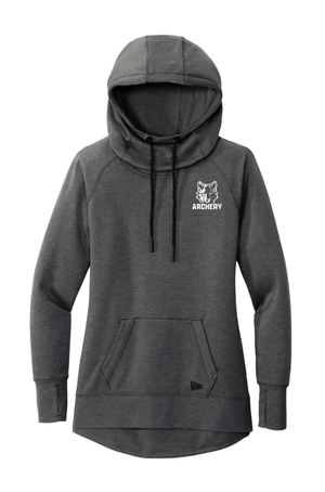 Custom Apparel - Screen Printing - Okemos Archery 2025 - Ladies Tri - Blend Fleece Pullover Hoodie - Okemos Archery 2025 - 17133