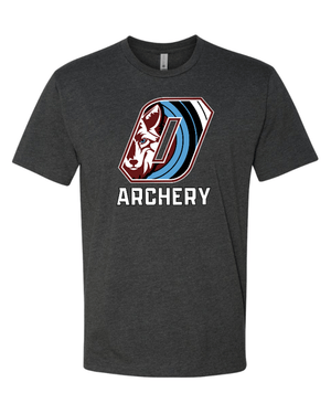 Custom Apparel - Screen Printing - Okemos Archery 2025 - Unisex T-Shirt - Charcoal - Okemos Archery 2025 - 17133