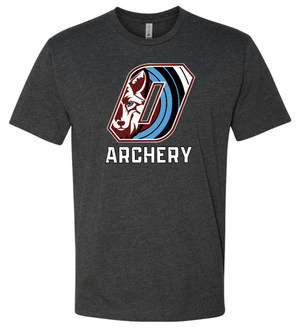 Custom Printed Apparel | Okemos Archery 2026 | Adult Unisex T-Shirt "Archery O Logo" (MULTIPLE COLOR OPTIONS) - Okemos Archery 26 - 18835
