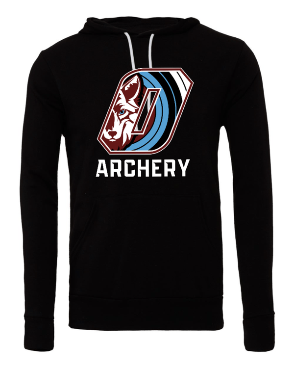 Custom Apparel - Screen Printing - Okemos Archery - Unisex Adult Hoodie (target design) - Okemos Archery - 14580