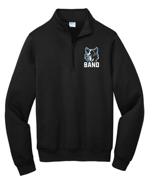 Custom Printed Apparel | Okemos Band Fall 2025 - Adult Quarter Zip Pullover (Maroon/Black/Graphite) - Okemos Band Fall 2025 - 18401