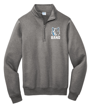 Custom Printed Apparel | Okemos Band Fall 2025 - Adult Quarter Zip Pullover (Maroon/Black/Graphite) - Okemos Band Fall 2025 - 18401