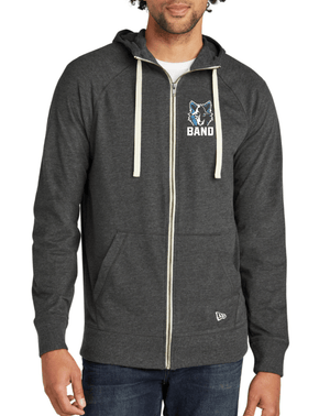 Custom Apparel - Screen Printing - Okemos Band - New Era - Unisex Sueded Cotton Blend Full - Zip Hoodie - Okemos Band - 14112