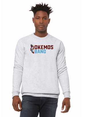 Custom Apparel - Screen Printing - Okemos Band Spring 2025 - Adult Unisex Fleece Crewneck Sweatshirt - Okemos Band - 17762