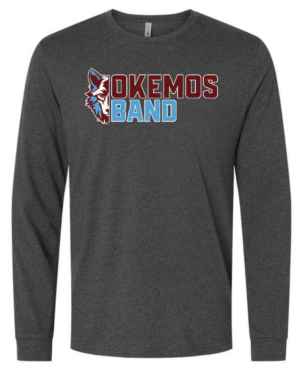 Custom Apparel - Screen Printing - Okemos Band Spring 2025 - Adult Unisex Long Sleeve T-Shirt - Okemos Band - 17762