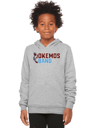 Custom Apparel - Screen Printing - Okemos Band Spring 2025 - Youth Fleece Hoodie - Okemos Band - 17762