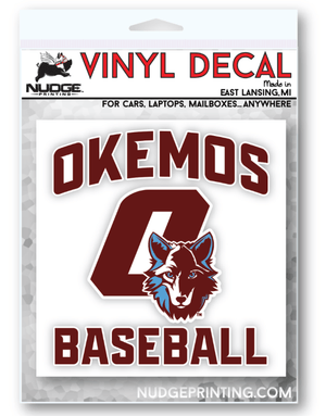 Custom Apparel - Screen Printing - Okemos Baseball Spring Trip - Car Decal - Okemos Baseball Round 1 Spring Trip - 15448