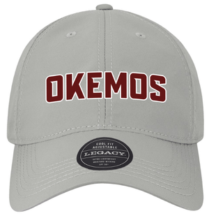 Custom Apparel - Screen Printing - Okemos Baseball Spring Trip - Legacy Grey Cap - Okemos Baseball Round 1 Spring Trip - 15448