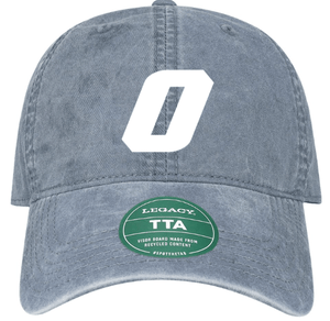 Custom Apparel - Screen Printing - Okemos Baseball Spring Trip - Legacy Slate Blue Cap - Okemos Baseball Round 1 Spring Trip - 15448