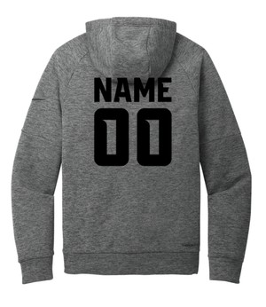 Custom Apparel - Screen Printing - Okemos Baseball Spring Trip - Nike Adult Unisex Hooded Sweatshirt - Okemos Baseball Round 1 Spring Trip - 15448