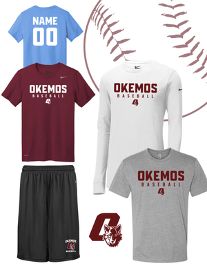 Custom Apparel - Screen Printing - Okemos Baseball Spring Trip - SPRING TRIP PACK - Okemos Baseball Round 1 Spring Trip - 15448
