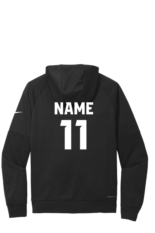 Custom Apparel - Screen Printing - Okemos Boys Basketball 24 - 25 - Nike Therma - FIT Pocket Pullover Fleece Hoodie (OPTIONAL PERSONALIZATION)x - Okemos Boys Basketball 24 - 25 - 16826
