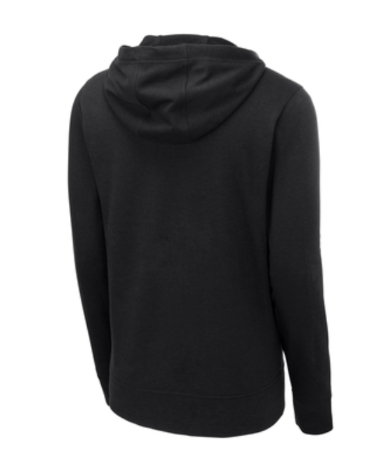 Custom Apparel - Screen Printing - Okemos Boys Basketball 24 - 25 - Tri Blend Wicking Fleece Full Zip Hooded Jacket - Okemos Boys Basketball 24 - 25 - 16826
