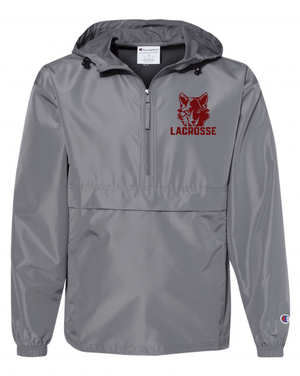 Custom Apparel - Screen Printing - Okemos Boys Lacrosse - Champion 1/4 Zip Windbreaker - Okemos Boys Lacrosse - 15399