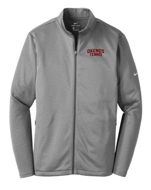 Custom Apparel - Screen Printing - Okemos Boys Tennis - Nike Full - Zip Fleece - Zip Hoodie - Okemos Boys Tennis - 14556