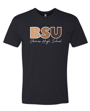 Custom Apparel - Screen Printing - Okemos BSU 2025 - Unisex Tee - Block Letters Design - Okemos BSU 2025 - 17189