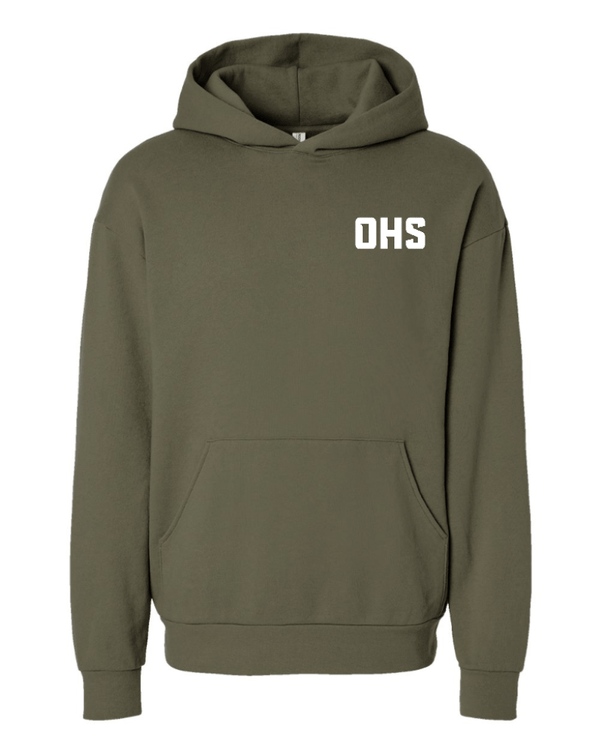 Custom Apparel - Screen Printing - Okemos BSU - Oversized Unisex Hoodie - Okemos BSU - 15114