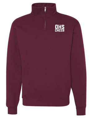 Custom Apparel - Screen Printing - Okemos Cheer - 1/4 Zip Sweatshirt - Okemos Cheer - 15119