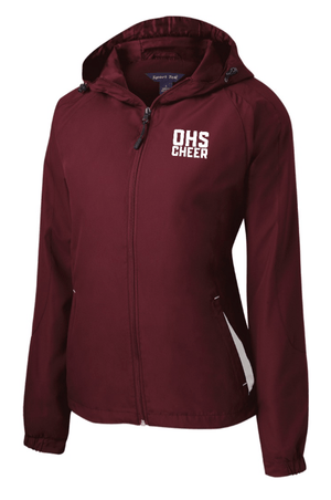 Custom Apparel - Screen Printing - Okemos Cheer - Ladies Zip - Up Jacket - Okemos Cheer - 15119