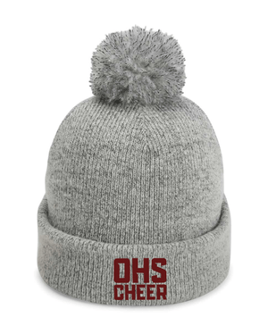 Custom Apparel - Screen Printing - Okemos Cheer Winter 2024 - Cuffed Beanie Hat - Okemos Cheer - Winter 2024 - 17030