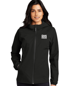 Custom Apparel - Screen Printing - Okemos Cheer Winter 2024 - Women's Essential Rain Jacket - Okemos Cheer - Winter 2024 - 17030